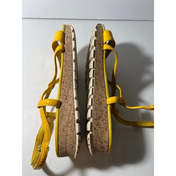 Prada Yellow Strappy Sandals - Picture 7 of 9